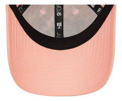 Gorra New Era 9FORTY Rosa Logo Blanco New York Yankees