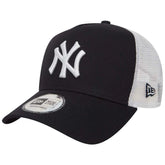 Gorra New Era 9FORTY Trucker Azul Navy Logo Blanco New York Yankees