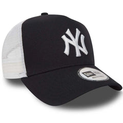 Gorra New Era 9FORTY Trucker Azul Navy Logo Blanco New York Yankees
