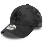 Gorra New Era 9FORTY Gris Camuflaje Logo Negro New York Yankees