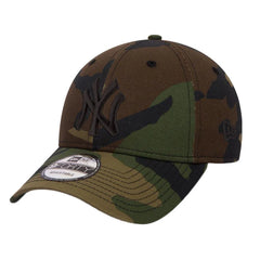 Gorra New Era 9FORTY Verde Camuflaje Logo Negro New York Yankees