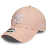 Gorra New Era 9FORTY Rosa Logo Blanco New York Yankees