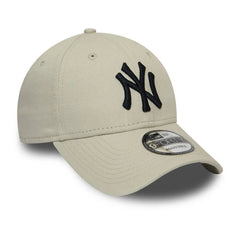 Gorra New Era 9FORTY Beige Logo Negro New York Yankees