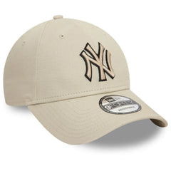 Gorra New Era 9FORTY Beige Logo Beige New York Yankees