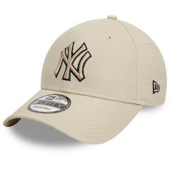 Gorra New Era 9FORTY Beige Logo Beige New York Yankees