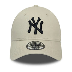 Gorra New Era 9FORTY Beige Logo Negro New York Yankees